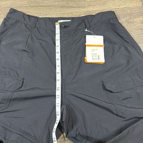 Royal Robbins Hiking Pants Womens 14 Gray Zip N' Go Convertible 34X28 Outdoor - Picture 7 of 15